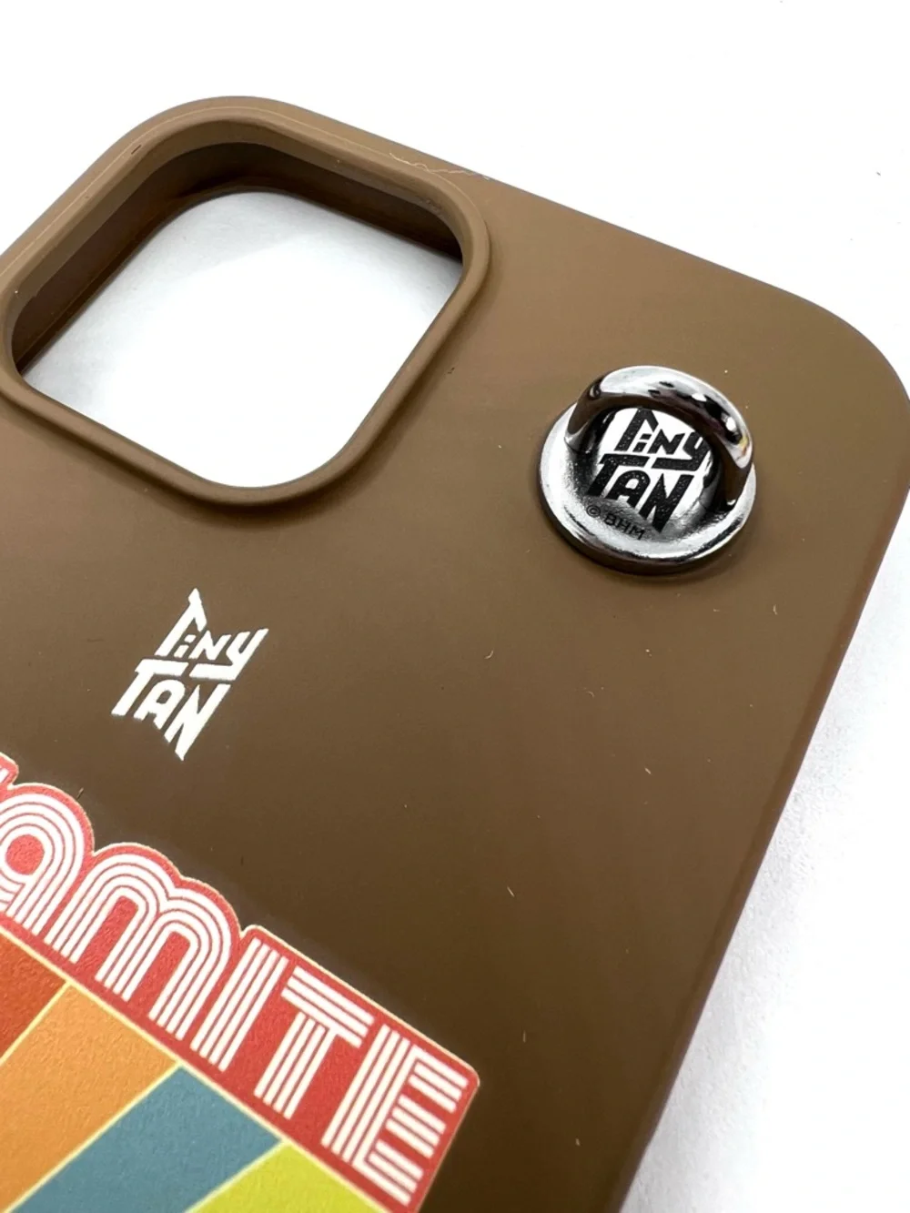 TinyTAN Dynamite iPhone 11 Pro Max Case Charm Brown BTS